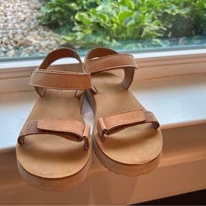 Madewell Maggie Adjustable Strap Platform Sandals